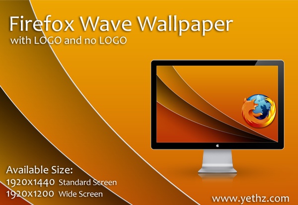 Firefox Wave Wallpaper