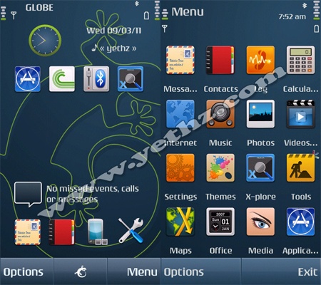 Geek Theme for S60v5 by giulio7g
