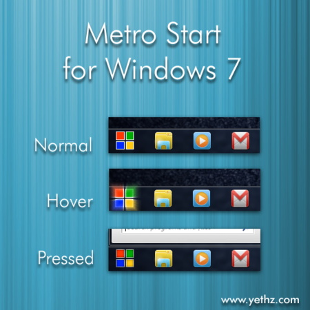 Metro Start Button for Windows 7