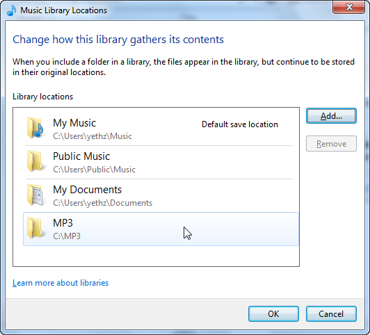 Music Added in Library