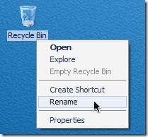 Rename Recycle Bin
