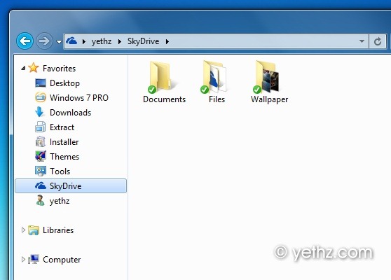 SkyDrive on Windows Explorer