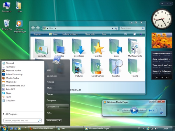 Windows Vista Visual Style for Windows 7