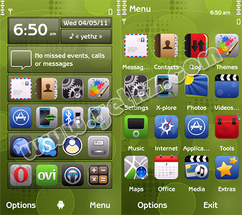 iAndroid S60v5 Theme