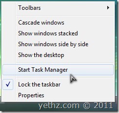 start task manager