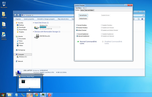 Windows 8 Metro Theme for Windows 7