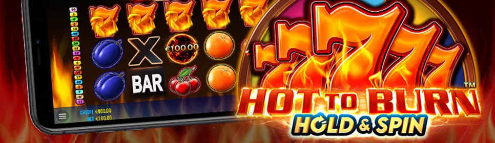 Hot to Burn Hold and Spin by Reel Kingdom